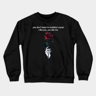 ROSE INVITE Crewneck Sweatshirt